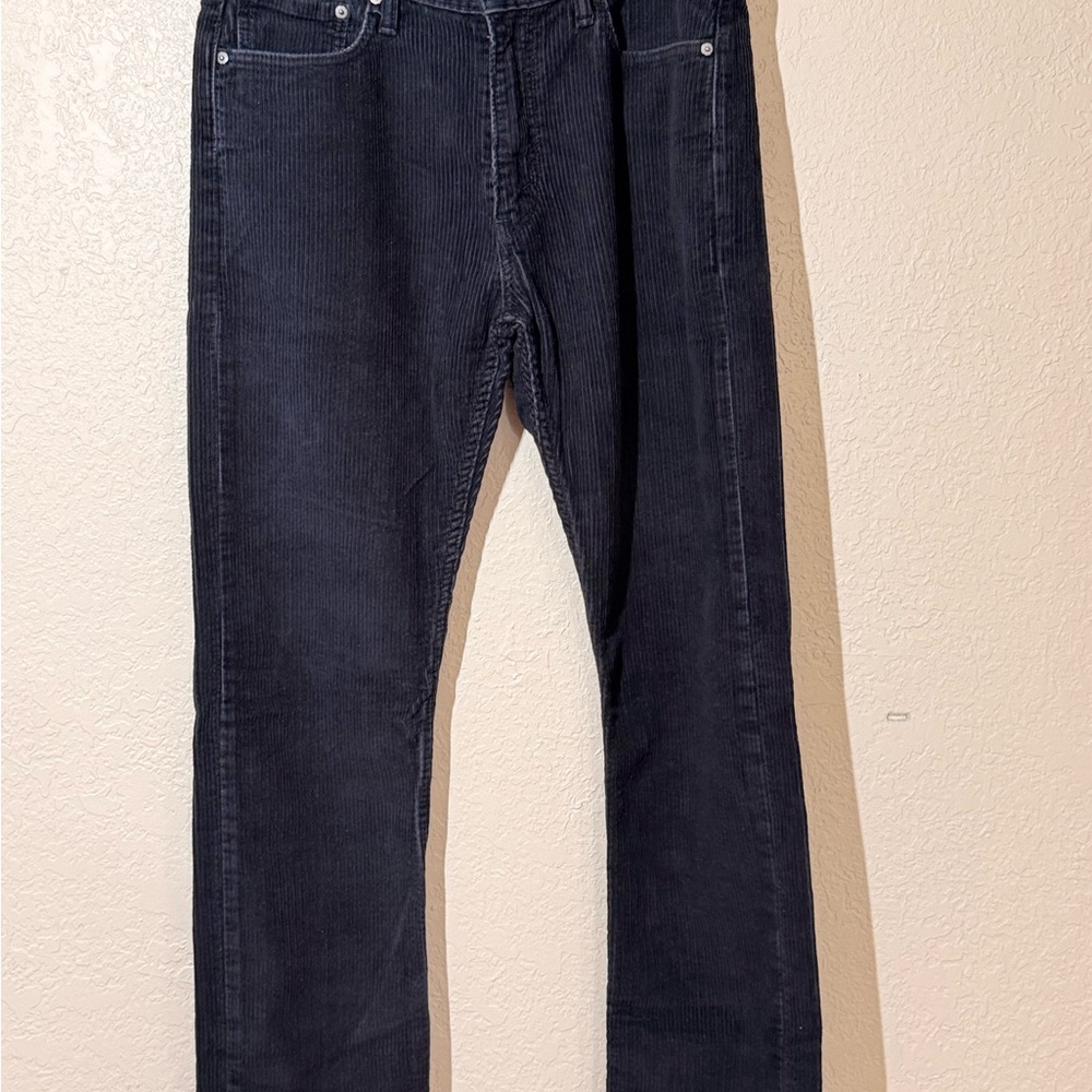 Levi’s Black Corduroy Pants Men’s 32x32 Straight Leg Classic Casual